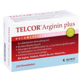 Telcor Arginin plus Filmtabletten (120 stk) – PZN 3104734 из Германии