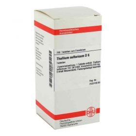 Thallium Sulf. D 6 Tabletten (200 stk) – PZN 3486701 из Германии