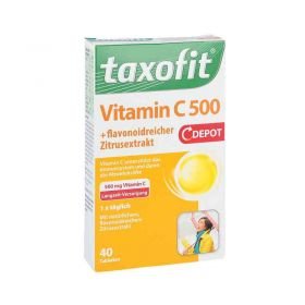 Taxofit Vitamin C 500 Depot Tabletten (40 stk) – PZN 3927588 из Германии