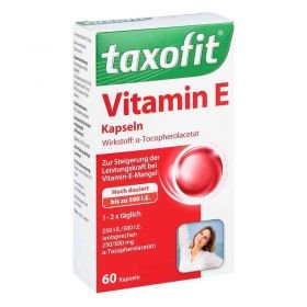 Taxofit Vitamin E Weichkapseln (60 stk) – PZN 4609040 из Германии