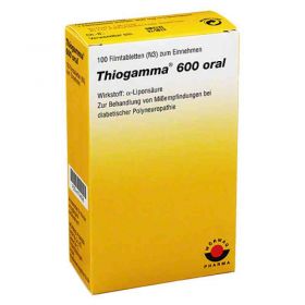 Thiogamma 600 oral (100 stk) – PZN 4774626 из Германии