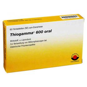 Thiogamma 600 oral (60 stk) – PZN 4972013 из Германии
