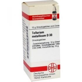 Tellurium Metallicum D 30 Globuli (10 g) – PZN 4992180 из Германии