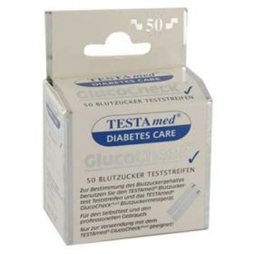 Testamed Glucocheck Plus Blutzuckermessstreifen (50 stk) – PZN 5395859 из Германии