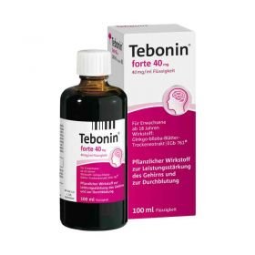 Tebonin forte 40mg (100 ml) – PZN 6995981 из Германии