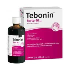 Tebonin forte 40mg (2X100 ml) – PZN 6995998 из Германии