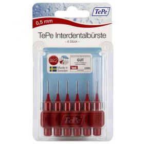 Tepe Interdentalbürste 0,5mm rot (6 stk) – PZN 7641305 из Германии