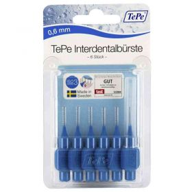 Tepe Interdentalbürste 0,6mm blau (6 stk) – PZN 7641311 из Германии