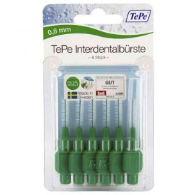 Tepe Interdentalbürste 0,8mm grün (6 stk) – PZN 7641386 из Германии