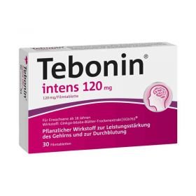 Tebonin intens 120mg (30 stk) – PZN 7682333 из Германии