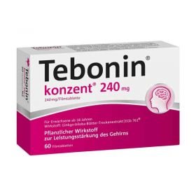 Tebonin konzent 240mg (60 stk) – PZN 7752039 из Германии