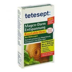 Tetesept Magen-darm Entspannung Kautabletten (20 stk) – PZN 8907030 из Германии