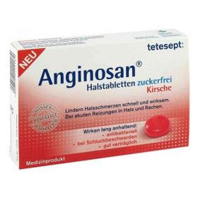 Tetesept Anginosan Halstabletten zuckerfrei Kirsch (20 stk) – PZN 9714043 из Германии