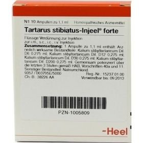 TARTARUS STIB INJ FORTE, 10 ST – PZN 1005809 из Германии
