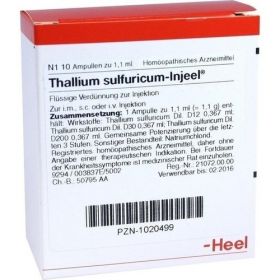 THALLIUM SULF INJ, 10 ST – PZN 1020499 из Германии