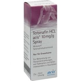 Terbinafin HCL acis 10mg/g Spray, 15 ML – PZN 10274069 из Германии