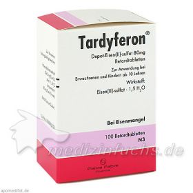 Tardyferon, 100 ST – PZN 10353449 из Германии