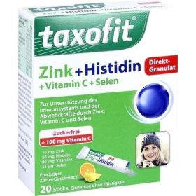 taxofit Zink + Histidin Direkt Granulat, 20 ST – PZN 10407085 из Германии