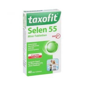 Taxofit Selen 55 Depot Mini-tabletten (40 stk) – PZN 11111984 из Германии