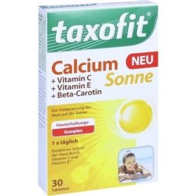 taxofit Calcium Sonne Tabletten, 30 ST – PZN 11541489 из Германии