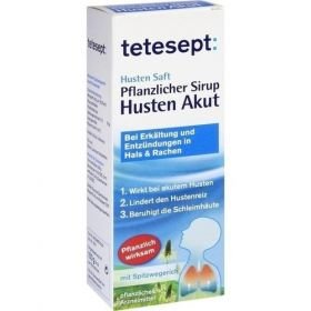 tetesept Husten Saft Pflanzl. Sirup Husten Akut, 150 G – PZN 11645846 из Германии