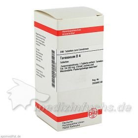 TARAXACUM D 4, 200 ST – PZN 2932713 из Германии