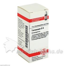 TARAXACUM D 6, 10 G – PZN 4239784 из Германии