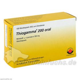 THIOGAMMA 200 ORAL, 100 ST – PZN 4343257 из Германии
