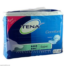 TENA COMFORT SUPER VORLAGE, 30 ST – PZN 4433888 из Германии