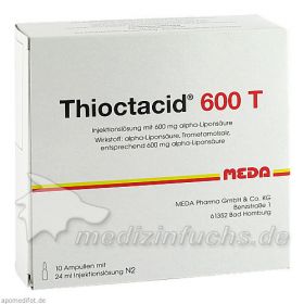 THIOCTACID 600 T, 10X24 ML – PZN 4587002 из Германии