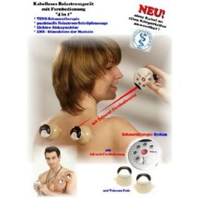 TENS/EMS/Schröpfmassage+Akupunkturgerät Kabellos, 1 ST – PZN 493072 из Германии