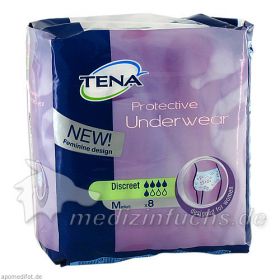 TENA Protective Underwear Discreet M, 8 ST – PZN 7515256 из Германии