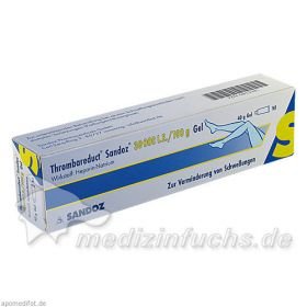 THROMBAREDUCT Sandoz 30.000 I.E. Gel, 40 G – PZN 853381 из Германии