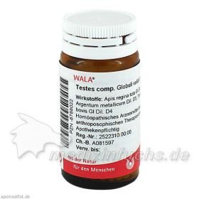 TESTES COMP, 20 G – PZN 8788022 из Германии