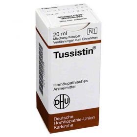 Tussistin liquidum (20 ml) – PZN 1056126 из Германии
