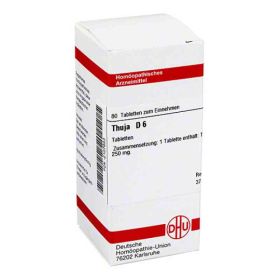 Thuja D 6 Tabletten (80 stk) – PZN 2107653 из Германии