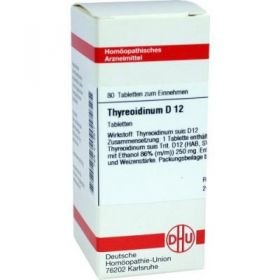 Thyreoidinum D 12 Tabletten (80 stk) – PZN 2119917 из Германии