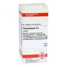 Thyreoidinum D 6 Tabletten (80 stk) – PZN 2637049 из Германии