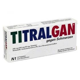 TITRALGAN gegen Schmerzen (10 stk) – PZN 2653261 из Германии