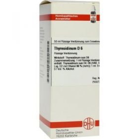 Thyreoidinum D 6 Dilution (50 ml) – PZN 2933003 из Германии