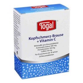 Togal Kopfschmerz-Brause+Vitamin C (20 stk) – PZN 3822501 из Германии
