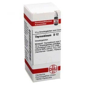 Thyreoidinum D 12 Globuli (10 g) – PZN 4240652 из Германии