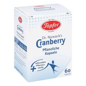 Töpfer Doktor nowacks Cranberry Kapseln (60 stk) – PZN 4877510 из Германии