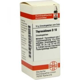 Thyreoidinum D 10 Globuli (10 g) – PZN 7182406 из Германии