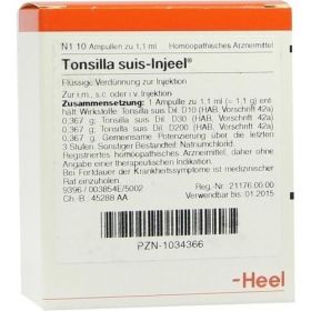 TONSILLA SUIS INJ ORG, 10 ST – PZN 1034366 из Германии