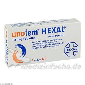 unofem HEXAL 1.5mg Tablette, 1 ST – PZN 10355081 из Германии