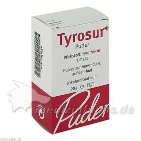 TYROSUR Puder, 20 G – PZN 1058556 из Германии