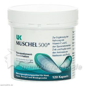 UK Muschel 500, 120 ST – PZN 166574 из Германии