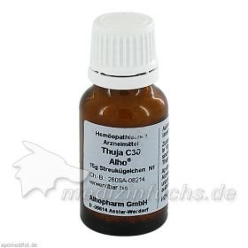 THUJA C30, 15 G – PZN 2155103 из Германии