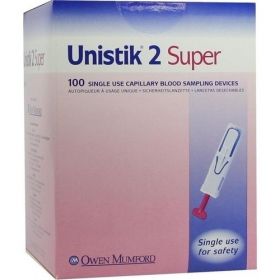 Unistik 2 Super Lanzetten, 100 ST – PZN 2242434 из Германии